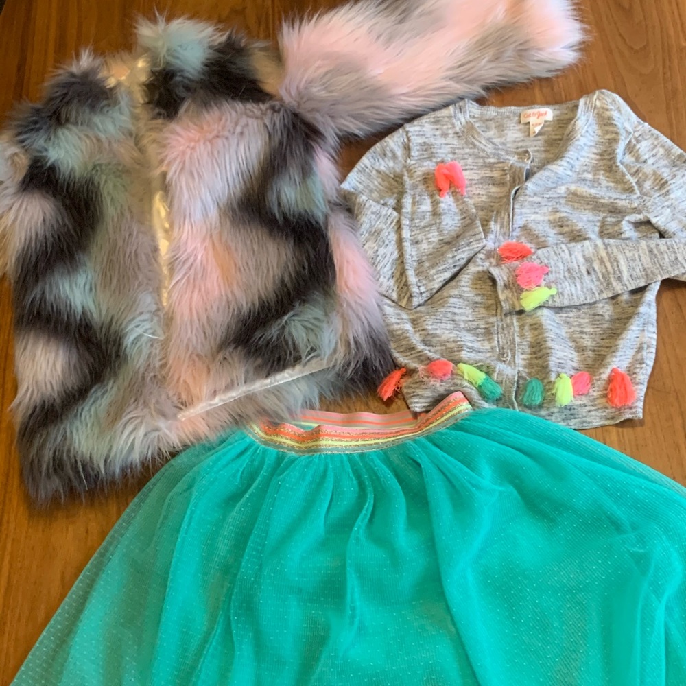 Girls Car & Jack cardigan